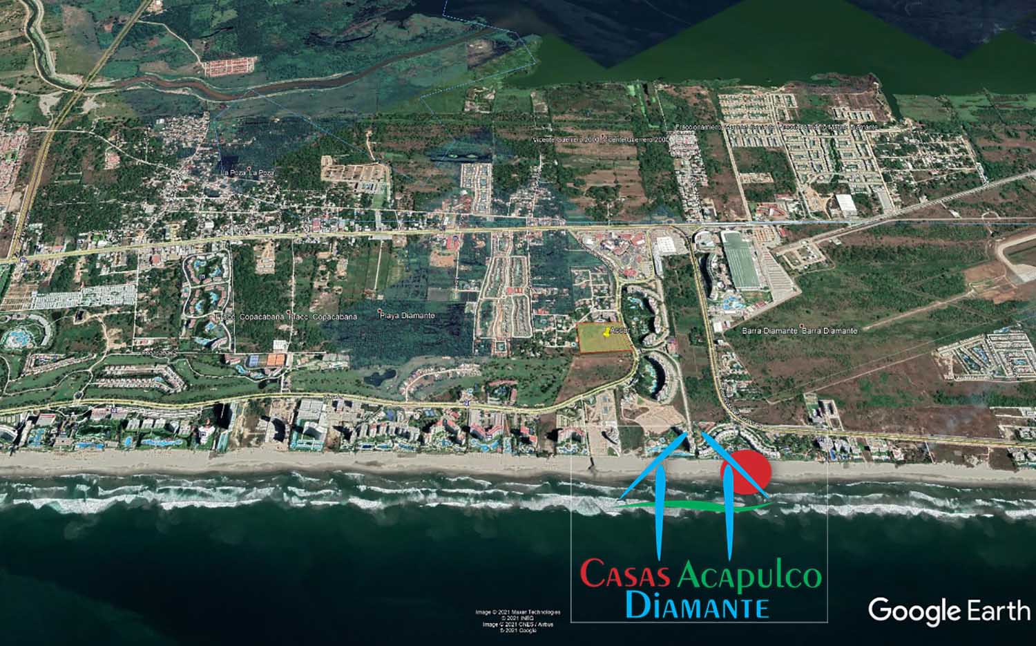 Terreno Playa Diamante Acacor 1 - Vista aérea 4